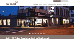 Desktop Screenshot of dive.baersport.ch